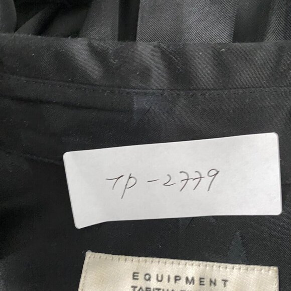 Equipment Tabitha Simmons Shirt Large Black Star Print‎ Long Sleeve TP-2779 - Picture 2 of 7